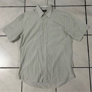 Asole & Bottoni; Green and white buttoned up dress shirt 👔